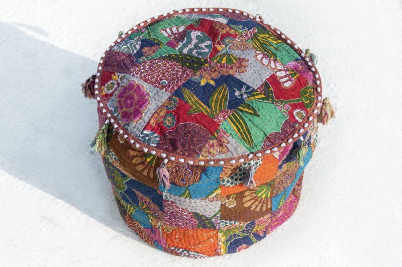 星塵感刺繡 泡芙沙發 貓咪床墊 狗狗床墊 寵物懶骨頭 懶骨頭躺椅 聖誕節禮物 交換禮物 母親節 父親節-流蘇刺繡花 - 枕頭/抱枕 - 棉．麻 多色