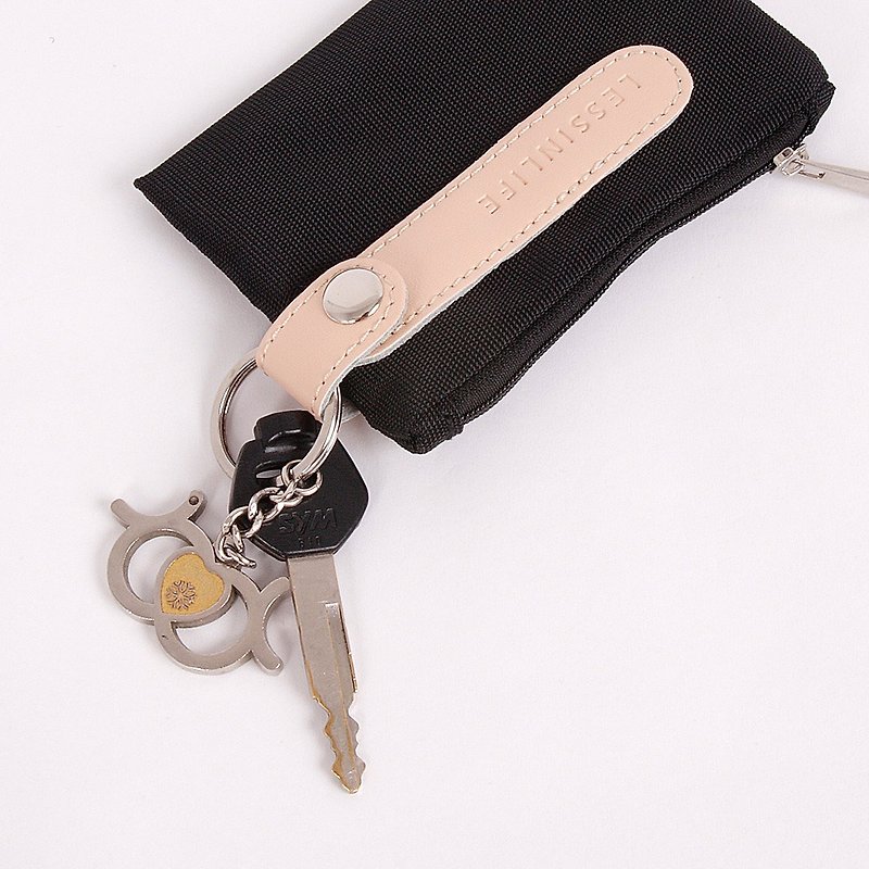 Simple method _ Interstellar Black 3 Seconds Carry Key Coin Purse - Coin Purses - Polyester Black