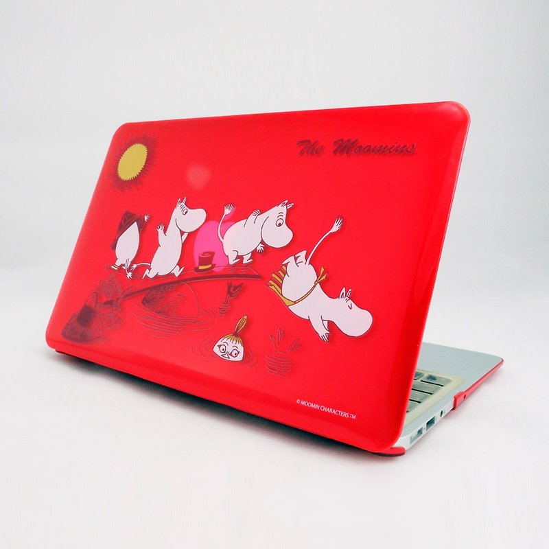Moomin 噜噜 米 Genuine License-Macbook Crystal Case [The Moomins] - Tablet & Laptop Cases - Plastic Red