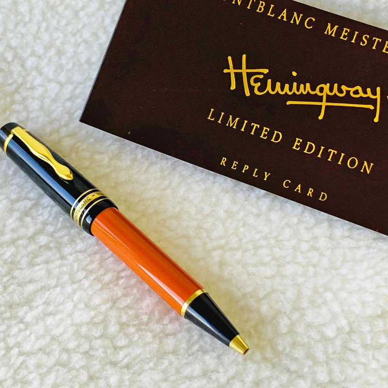 MONTBLANC 萬寶龍文學家紀念限量原子筆│海明威 約1992年出品 - 原子筆/中性筆 - 樹脂 多色