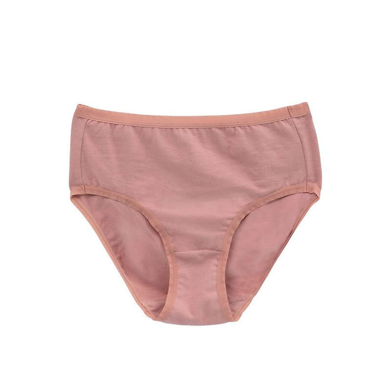Shumian mid-waist underwear-rose red (2 pieces) - Women's Underwear - Cotton & Hemp Red
