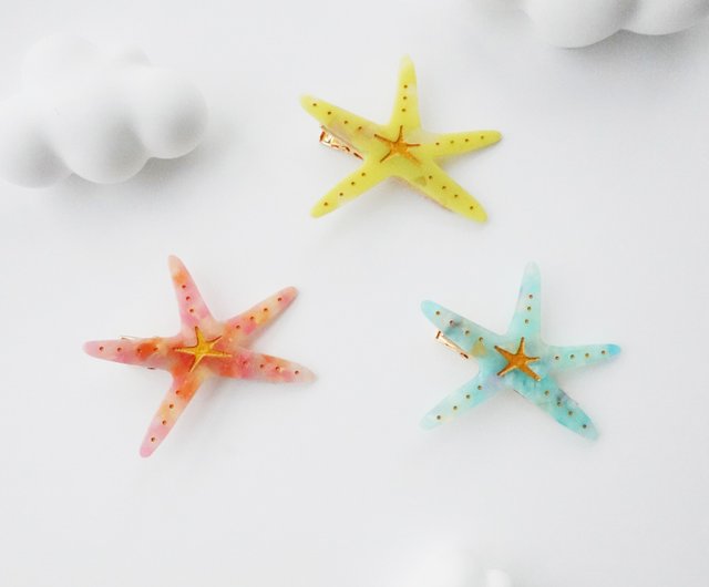 YUJIE Star and Cloud Hair Claw Clips Set