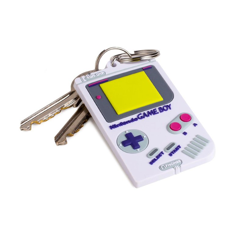 【英國進口】任天堂Gameboy可攜式掌上遊戲機造型鑰匙圈 - 鑰匙圈/鑰匙包 - 矽膠 多色