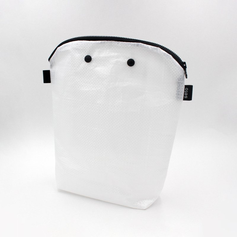 seto / creature bag / bag in bag / travel pouch / Case wide L / Clear - 化妝包/收納袋 - 其他人造纖維 透明