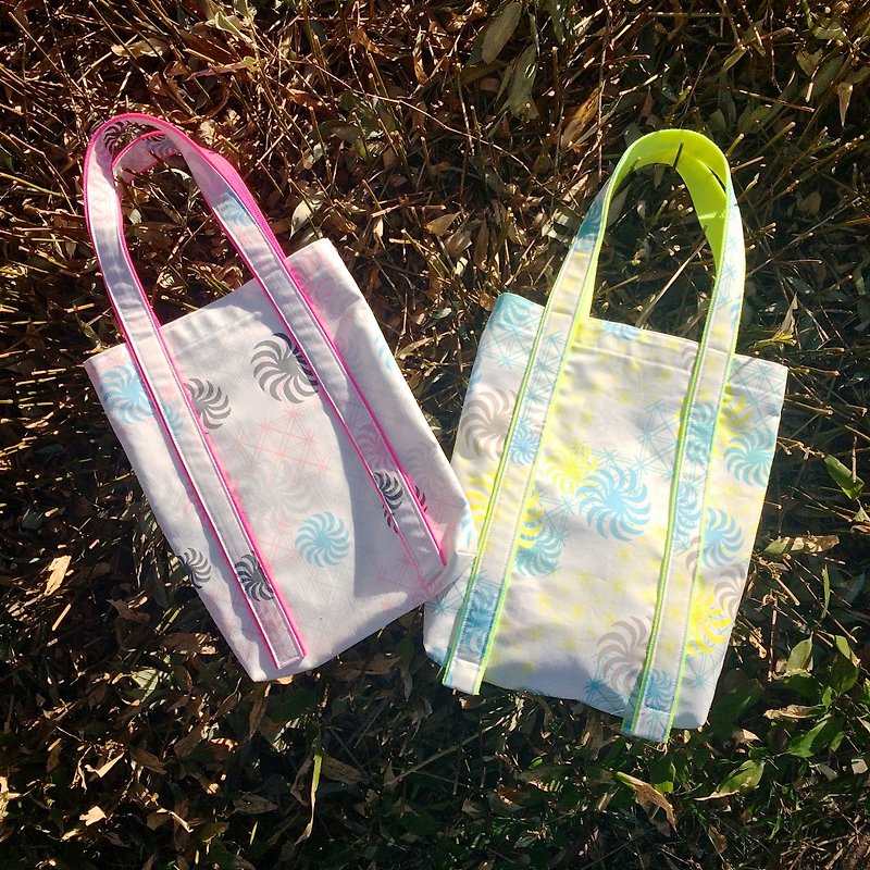 Mini tote bag - กระเป๋าถือ - ผ้าฝ้าย/ผ้าลินิน หลากหลายสี
