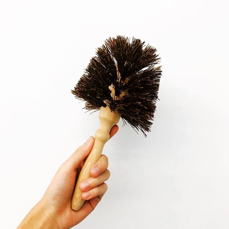 Redecker-pot cleaning brush - อื่นๆ - ไม้ สีนำ้ตาล