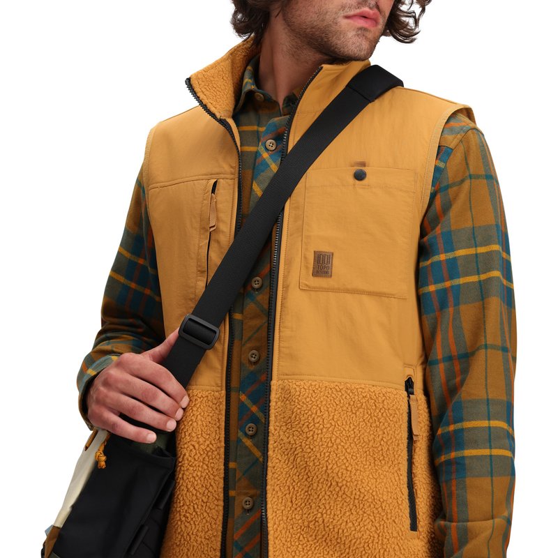 TOPO DESIGNS SUBALPINE VEST MEN'S - Men's Coats & Jackets - Wool Multicolor