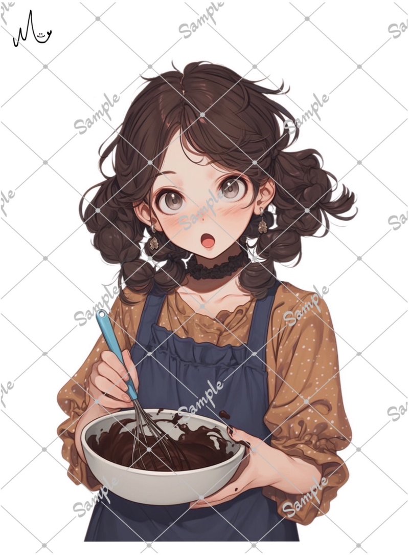 オリジナル人物ステッカー - 貼紙 - 紙 