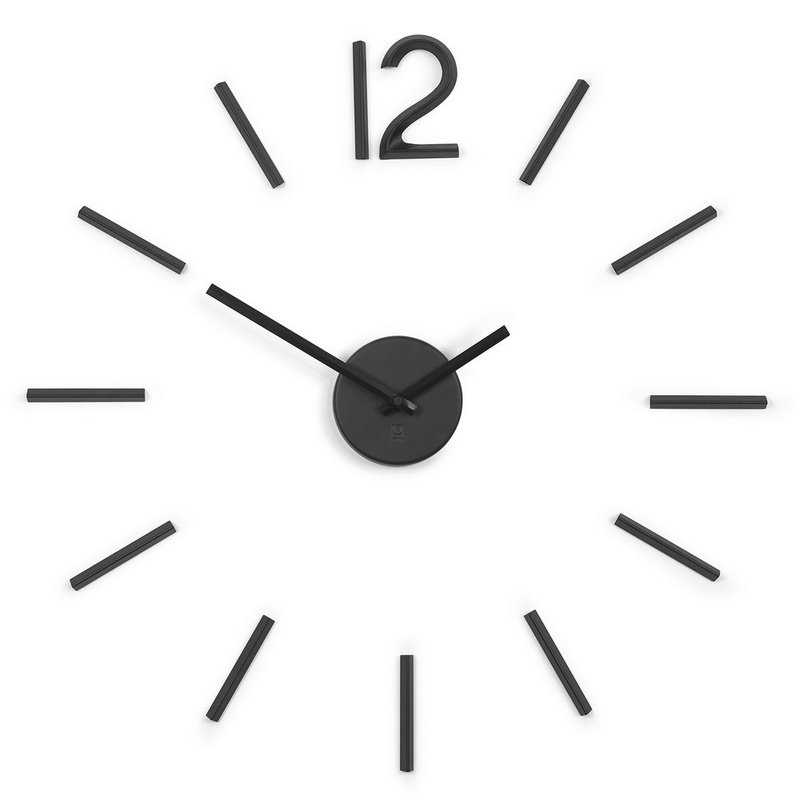 【Umbra】Blink Adjustable Wall Clock (Jet Black) | Clock - Clocks - Other Metals 