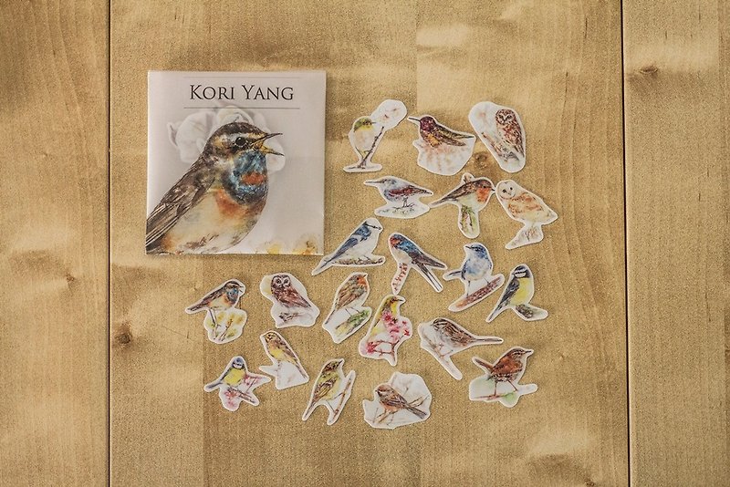 Bird and Bird Sticker Group 20 in - B - Stickers - Paper 