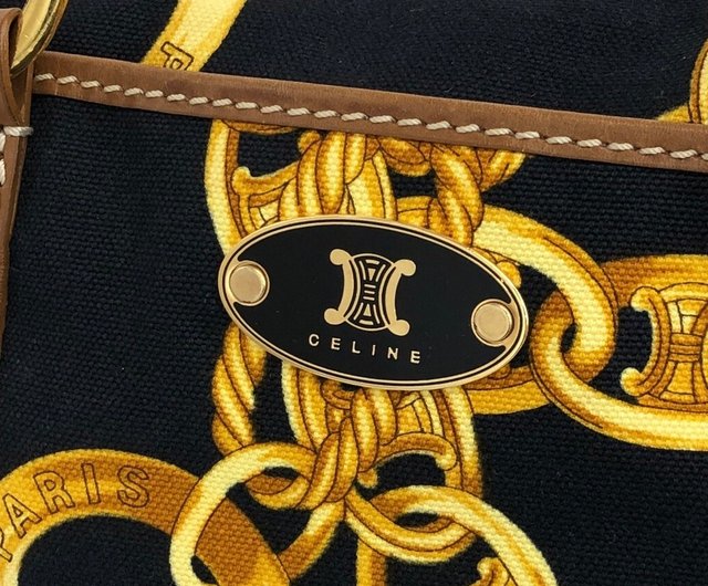 日本直送 名牌中古包 】CELINE セリーヌ チェーン柄