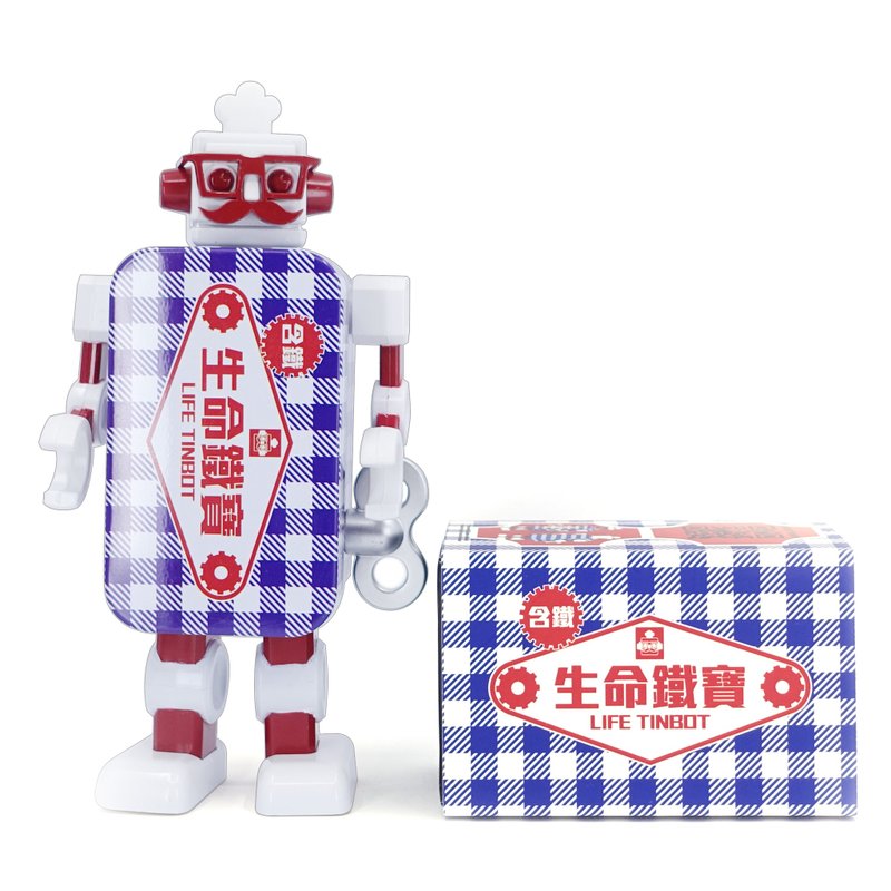 Life TinBot - ตุ๊กตา - โลหะ สีน้ำเงิน