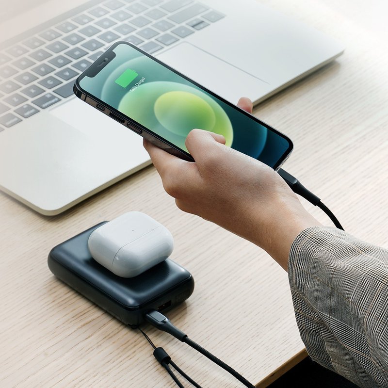 AUKEY Basix Pro Mini (PB-WL01S) PD fast charging, lightweight and efficient power bank - ที่ชาร์จ - พลาสติก สีดำ