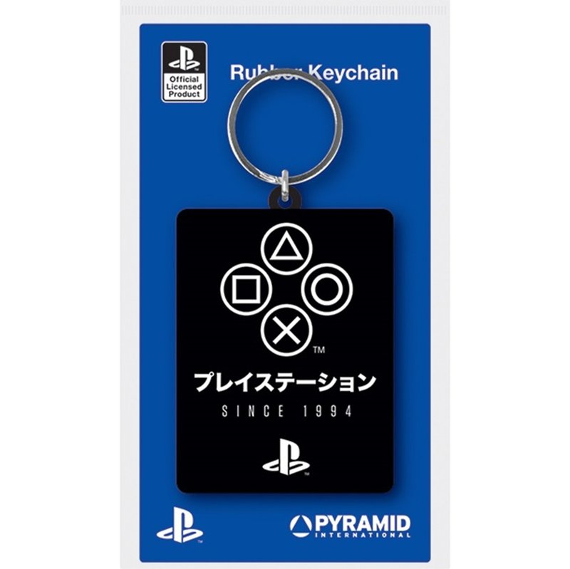 【PlayStation】Since 1994 PS4/PS5日版鑰匙圈 - 手把按鈕 - 鑰匙圈/鑰匙包 - 其他金屬 黑色