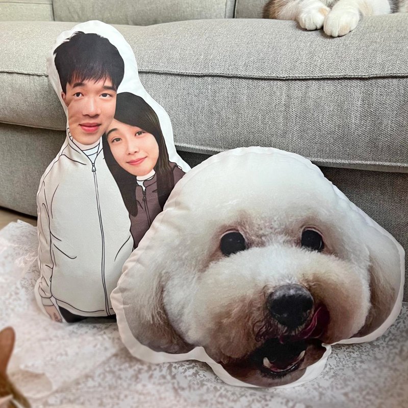 【香港製作】客製化抱枕|寵物抱枕|造型抱枕|人形抱枕|聖誕禮物 - 枕頭/抱枕 - 其他材質 