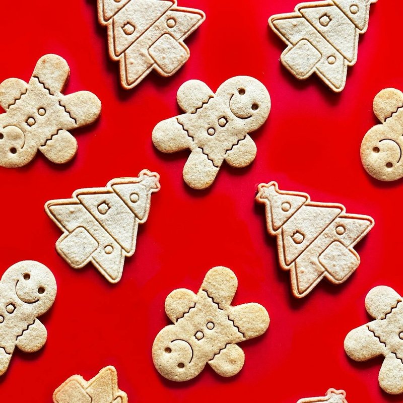Gingerbread Cookies - คุกกี้ - กระดาษ สีแดง