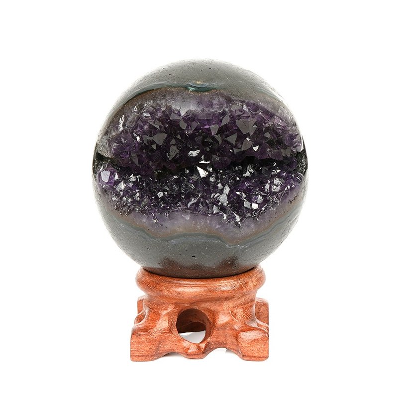 【正佳珠寶】紫水晶 頂級開口笑紫晶 60-70mm 紫水晶擺件 - 其他 - 半寶石 多色