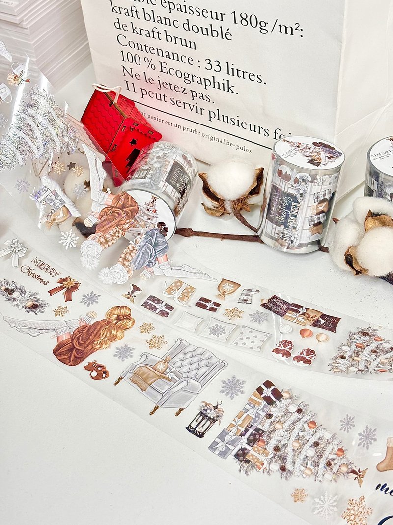 Silver Bells Christmas PET Tape - Washi Tape - Other Materials 