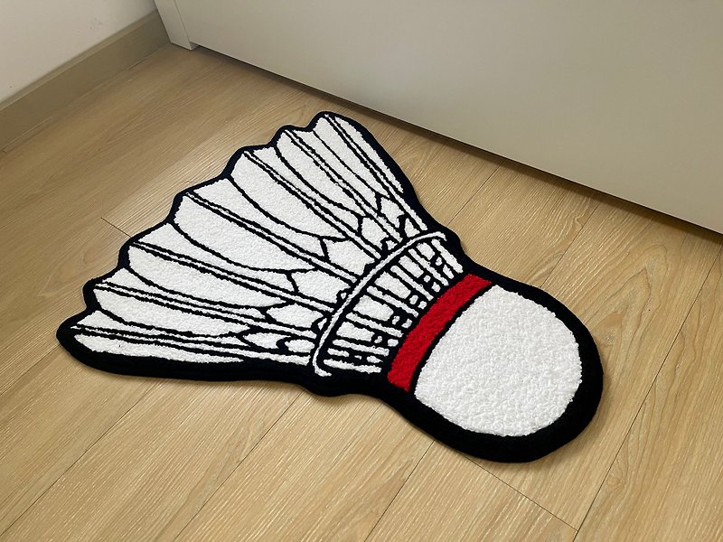 Badminton Themed Thick Carpet - Rugs & Floor Mats - Cotton & Hemp 