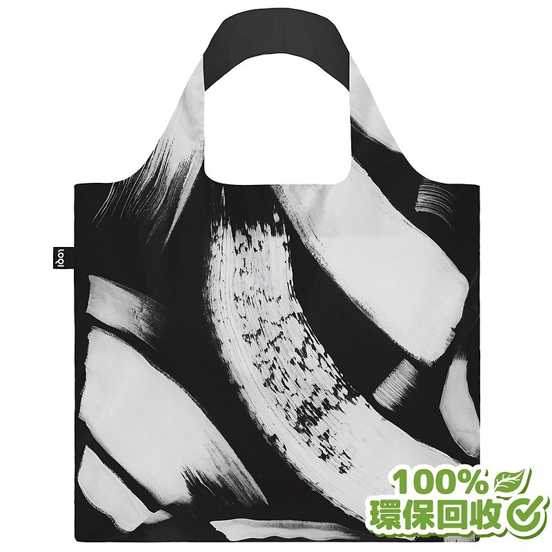 LOQI 環保材質購物袋-筆刷(無扣帶、無暗袋) - 其他 - 環保材質 黑色