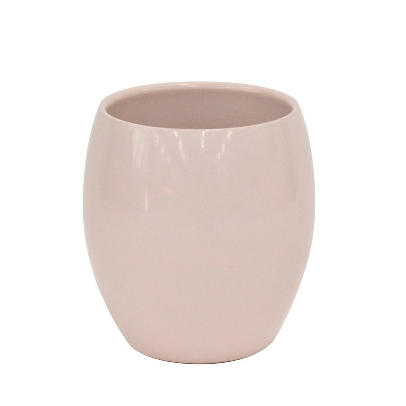 【絕版出清品】CB Japan 粉色佳人雙層不鏽鋼陶瓷茶杯280ml - 茶具/茶杯 - 陶 粉紅色