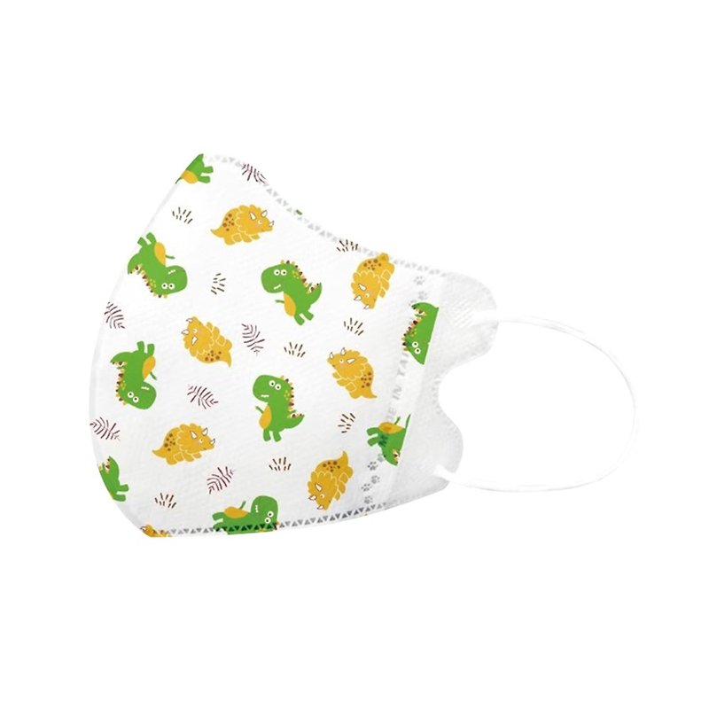 Xing'an-Children's 3D Medical Mask-Dinosaur (50 in a box) Made in MIT Taiwan - Face Masks - Other Materials Multicolor