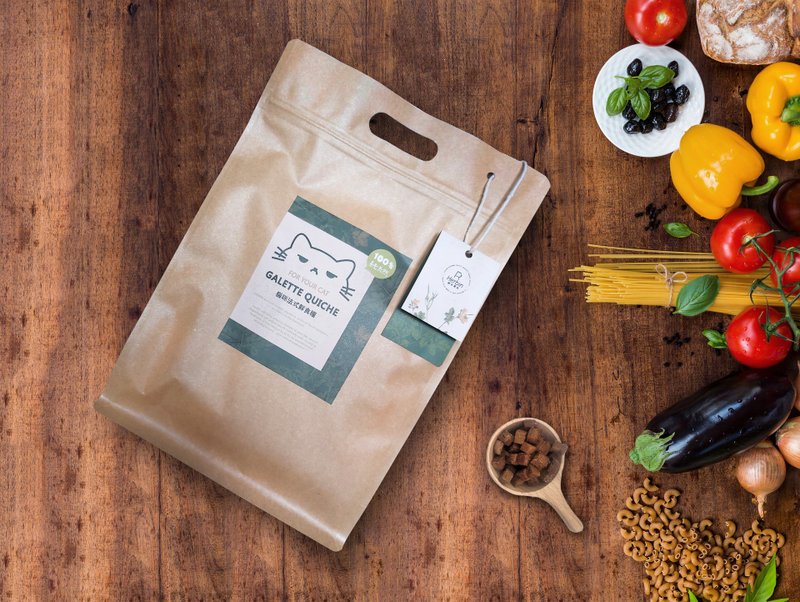【歐陸軟派風】貓咪法式鮮食糧250g (體內環保新配方) - 貓罐頭/鮮食 - 新鮮食材 咖啡色