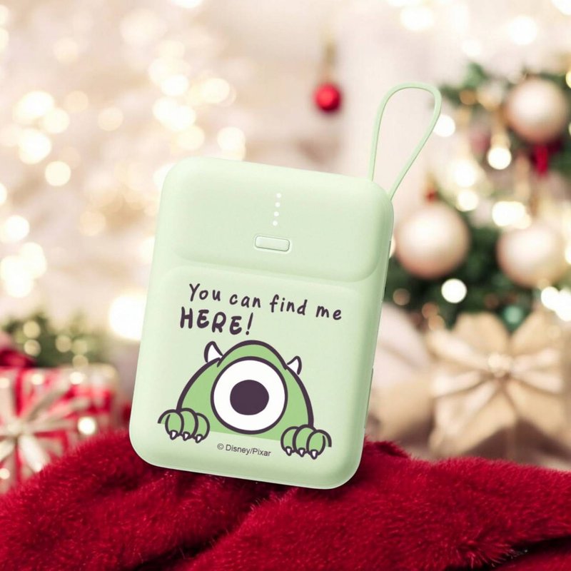 迪士尼 正版授權 大眼仔 PD快充 雙線Q寶行動電源 10000mah - 行動電源/充電線 - 其他材質 