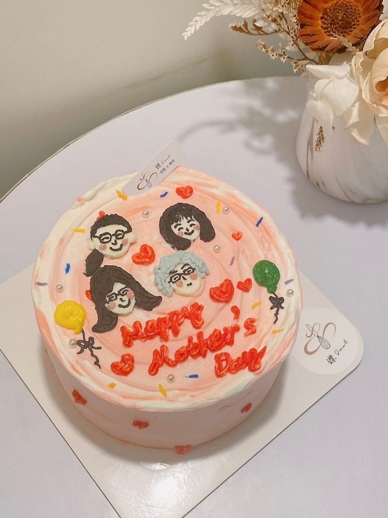 Customized birthday cakes for a family Customized birthday cakes Cake desserts Desserts - เค้กและของหวาน - อาหารสด 
