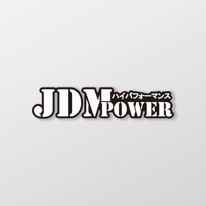 JDM POWER/車貼、貼紙 SunBrother孫氏兄弟 - 貼紙 - 防水材質 
