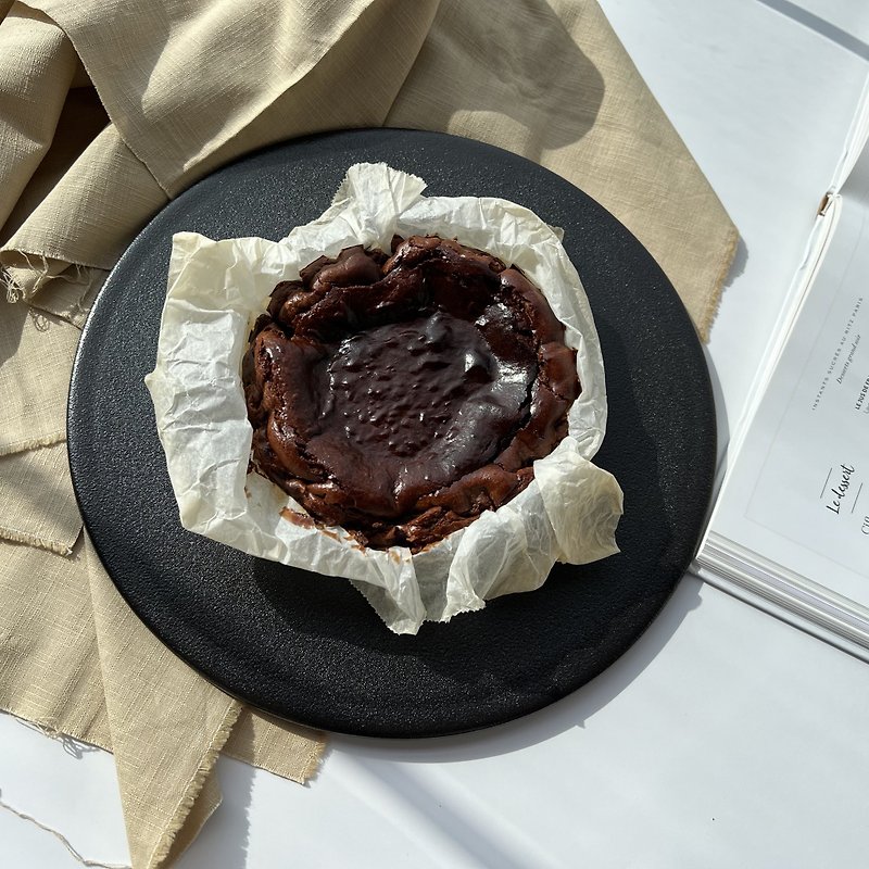 竹門日-巧克力巴斯克乳酪 (無麩)cheesecake basque au chocolat - 蛋糕/甜點 - 新鮮食材 