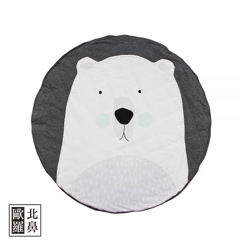 Mister Fly Baby Animal Shape Game Pad - Polar Bear - แผ่นรองคลาน - ผ้าฝ้าย/ผ้าลินิน 