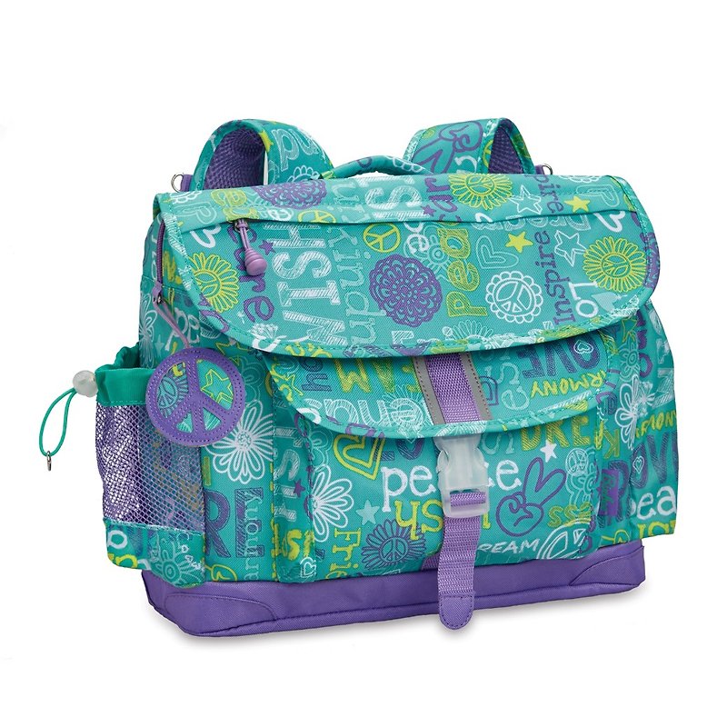 American Bixbee color printing series-hope.peace.love big kids lightweight relieving back/schoolbag - อื่นๆ - เส้นใยสังเคราะห์ สีน้ำเงิน