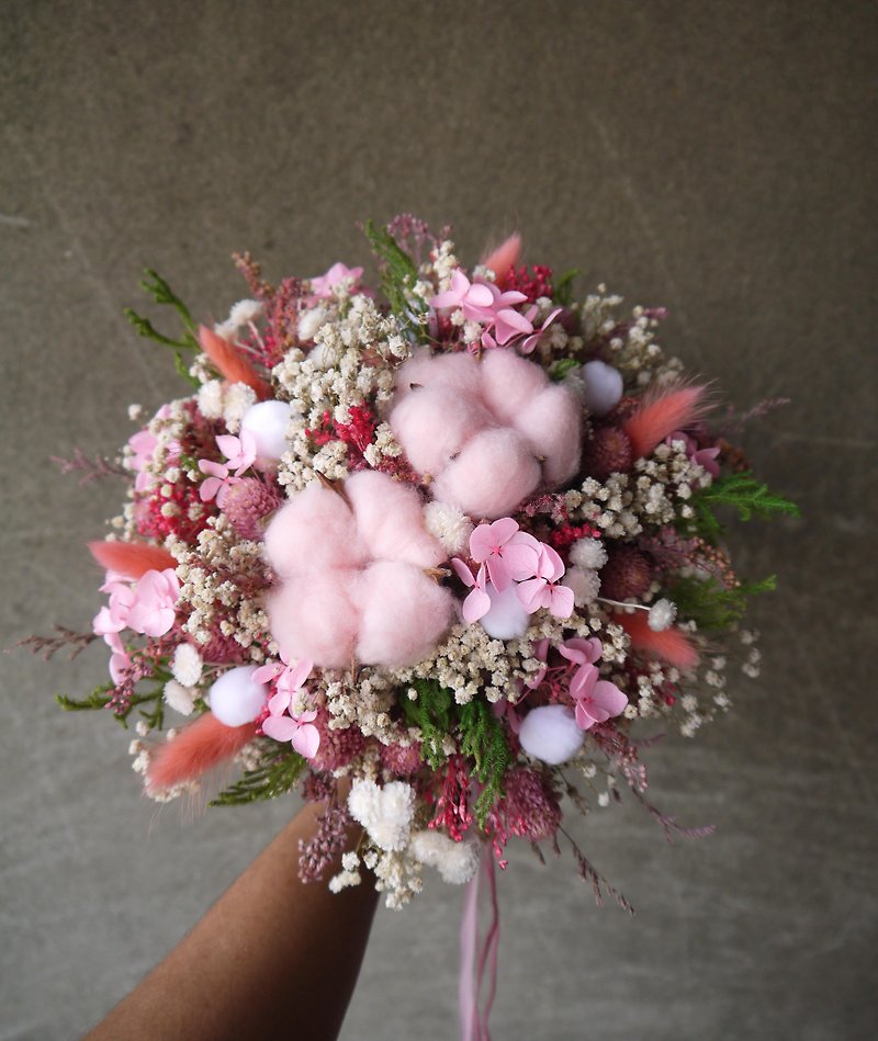 Spring cherry. Pink spring cherry. No withered flowers. Dry flowers. Everlasting flowers. Bridal bouquets. - Dried Flowers & Bouquets - Plants & Flowers Pink