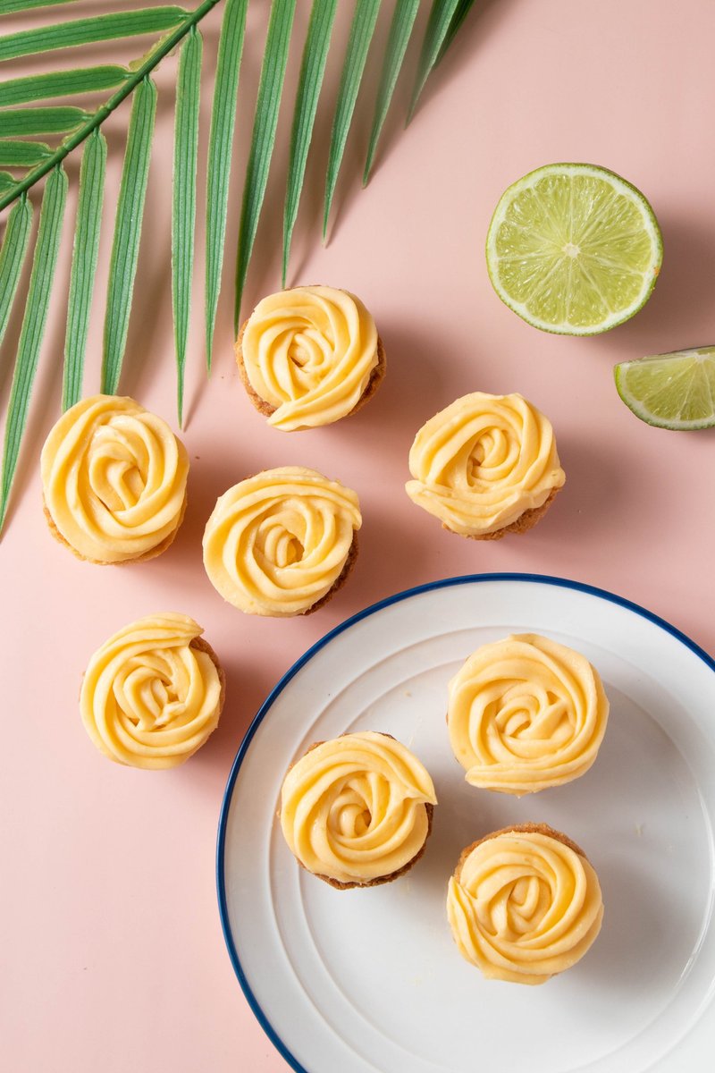 Sweet and sour mini rose lemon tart (9 pieces) - Snacks - Other Materials 