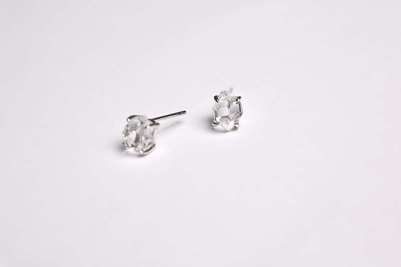 For the Special One Herkimer Diamond Earrings - Earrings & Clip-ons - Gemstone White