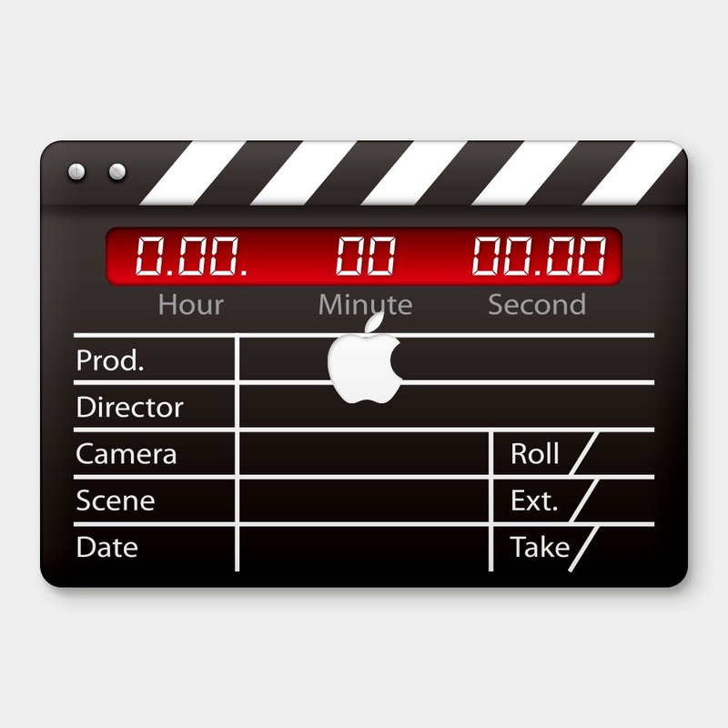 Camera 開麥拉 MacBook 超輕薄防刮保護殼 筆電殼 PS009 - 平板/電腦保護殼/保護貼 - 塑膠 黑色