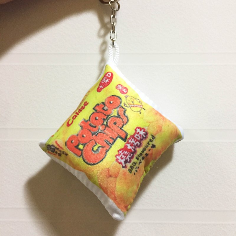 Hong Kong speciality - barbecued potato chips keyring - Keychains - Nylon 