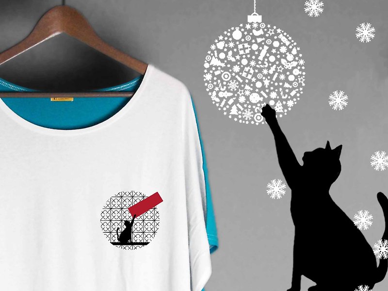Happy New Year Holiday Illustration Lucky Bag - Exchange a gift for $ 500 - Women's Tops - Cotton & Hemp Red