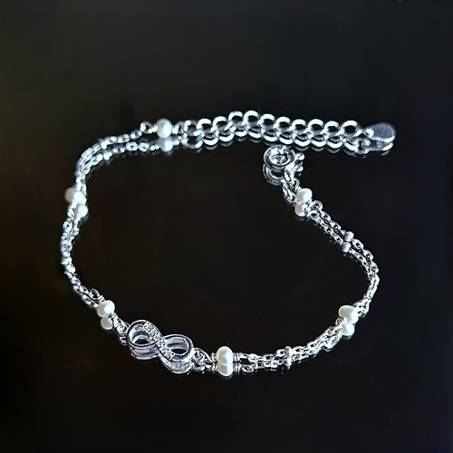 鍊戀翡翠 S925 純銀 天然珍珠手鍊 | 手作客製 手鍊 項鍊 耳飾 飾品