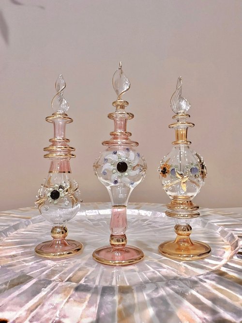 宓藝me·e 太陽神系列-手工埃及玻璃香水瓶/香精瓶/空瓶/盲盒-隨機出貨
