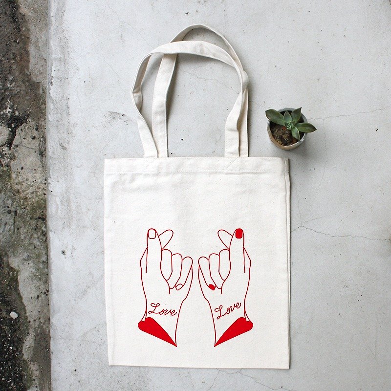 Valentine's set-2bags+2Pouches - Messenger Bags & Sling Bags - Cotton & Hemp 