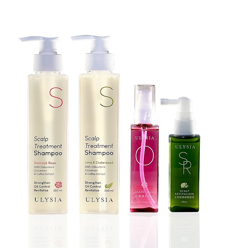 ULYSIA  Scalp and Hair Treatment Set - Shampoos - Concentrate & Extracts Yellow