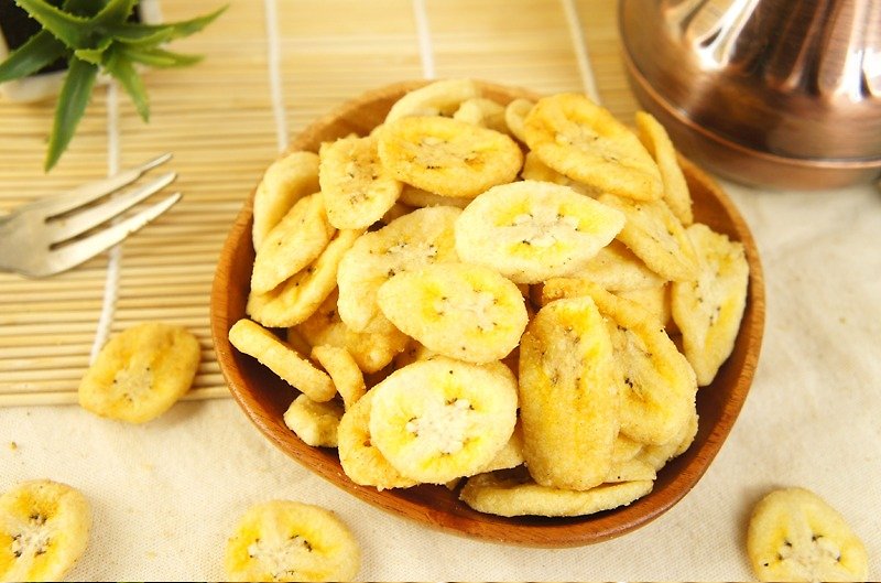 Afternoon snack light│Fresh fruit banana crisps (120g/pack) - Dried Fruits - Fresh Ingredients 