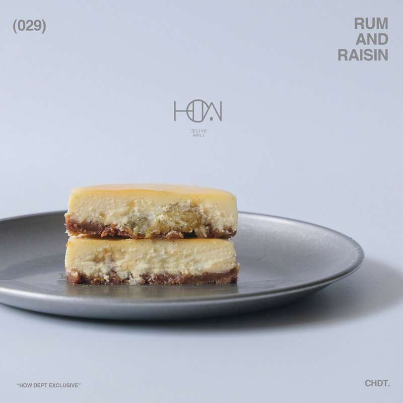 No.029 - Rum and Raisin 冧酒提子 一人前罐裝芝士蛋糕 - 蛋糕/甜點 - 其他金屬 黑色