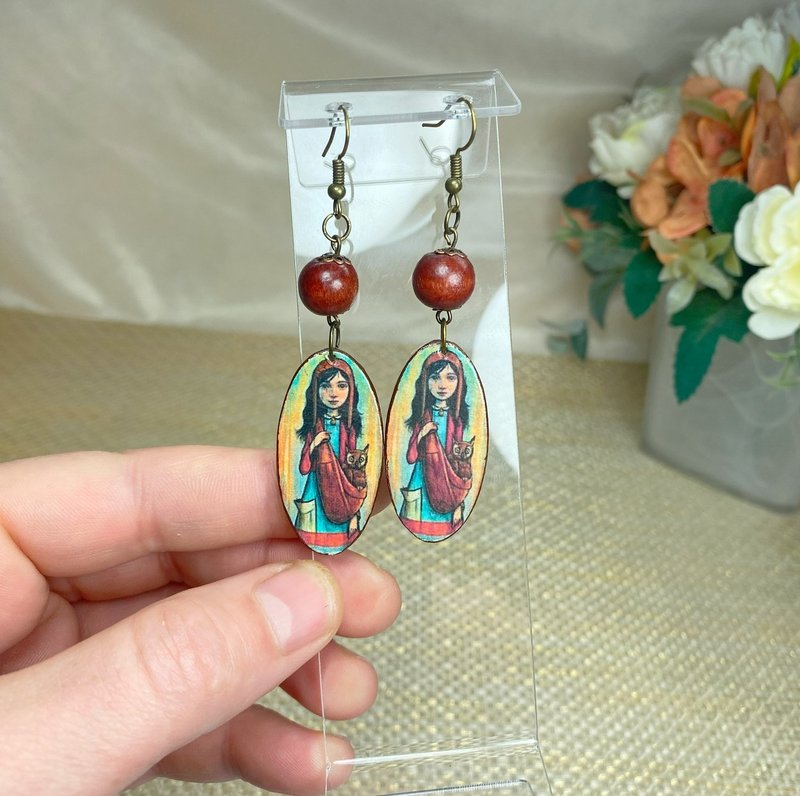 Handmade earrings. Author's design. Jewelry - ต่างหู - วัสดุอื่นๆ 