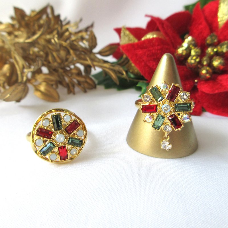 christmas ring - General Rings - Copper & Brass Multicolor