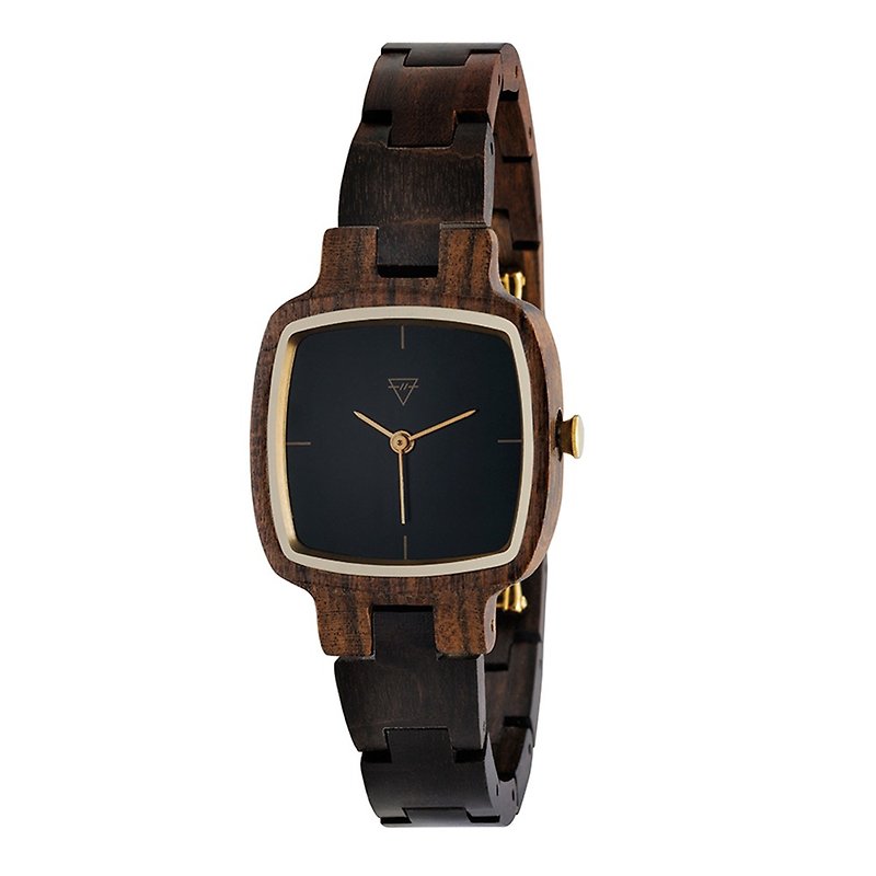 KERBHOLZ - Wood Watch - GRETA - Sandalwood (female) (28mm) - นาฬิกาผู้หญิง - ไม้ สีนำ้ตาล