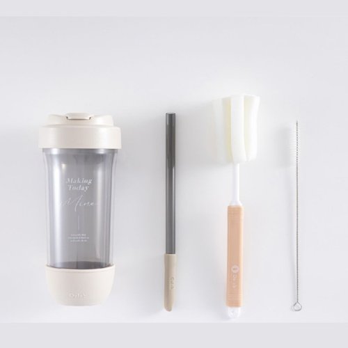 Oolab 良杯製所 Ecozen雙層可拆式布丁杯 許願系列 跳跳吸管清潔組