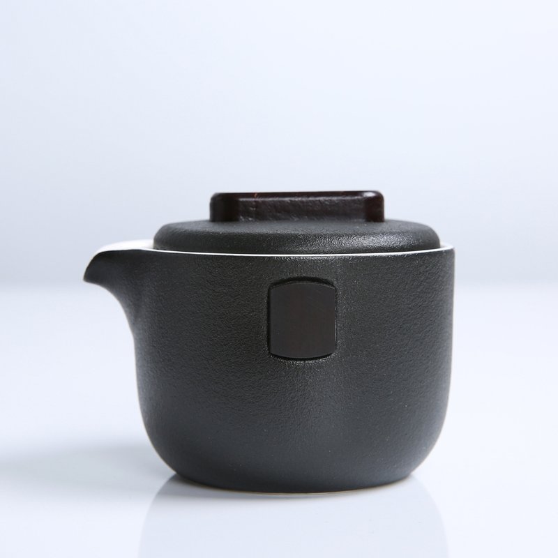 ZESEE | Simple 旅行茶具組 - 茶壺/茶杯/茶具 - 陶 黑色